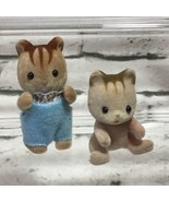 Calico Critters Sylvanian Families Squirrels Babies Children Lot Of 2 - £11.82 GBP
