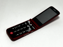 GreatCall Jitterbug Alcatel OneTouch 4043S Flip Cell Phone Red - UNTESTED - $9.89