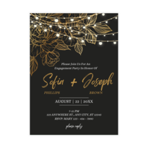 Printed Engagement Invites, Engagement Invitations Qty 50 - £55.72 GBP