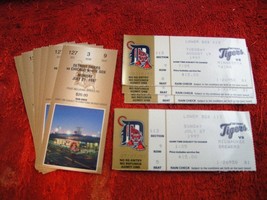 MLB 1997 Detroit Tigers Collectible Souvenir Ticket Stubs $ 4.99 Each! - £3.94 GBP