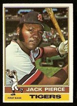 Detroit Tigers Jack Pierce 1976 Topps Baseball Card # 162 Vg - £0.38 GBP