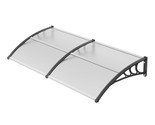 VEVOR Window Door Awning Canopy 40&quot; x 80&quot;, UPF 50+ Polycarbonate Entry D... - £72.18 GBP