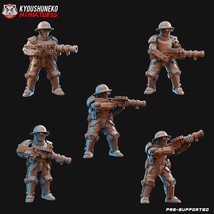 British Heavy Infantry Team Sci-Fi Miniatures Proxy Army 32mm - $5.99