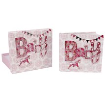 Laura Darrington Baby Girl Photo Album in Gift Box for 6&quot; x 4&quot; Photographs - £15.33 GBP