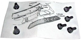 1965-1966 Corvette Bolt Kit Hood Grille Retainers - £22.44 GBP