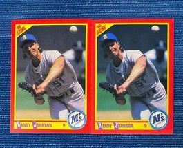 Pair Randy Johnson 1990 Score Mariners Baseball Card #415 974A - $1.50