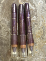 3X L&#39;Oreal Soft Effects EyeColour Eyeshadow Pencil Iced Violet Full Size... - £24.15 GBP