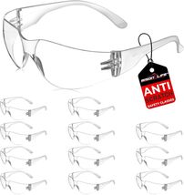 Professional Impact Resistant Safety Glasses - 12 Pairs of UV Protection... - $38.56