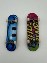 Tech Deck Santa Cruz Street Fingerboard &amp; Blue Smile Fingerboard - $18.70