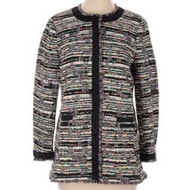 Ann Taylor Jacket Women Size Small textured Multi Color - £22.52 GBP
