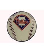 Philadelphia Phillies 11.75&quot; Round Metal Sign, Garage/Boy&#39;s Room Wall Decor - $185.97 MXN