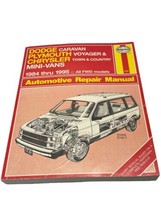VTG Dodge Caravan & Plymouth Voyager 1984-1988 Repair Manual - Haynes #1231 - $9.04