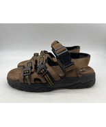 Earth Shoes Bullhead Sandals Leather Walking Shoes Brown Men’s Sz  9 - £17.53 GBP