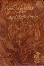 [1864] Golden Leaves From The British Poets by John W. S. Hows / Leather &amp; Gilt - £27.09 GBP