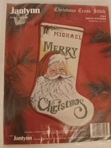 Janlynn Christmas Cross Stitch Santa Stocking Kit #78-6 10.5 X 16&quot; Finis... - £31.45 GBP