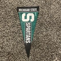 Michigan State Spartans NCAA Mini Pennant Rico Tag Express Pin Holes Use... - $11.15 CAD