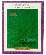 Carousel Games Puzzler&#39;s Challenge Series Man Snorkeling 550 Piece 2002 ... - $24.25 CAD