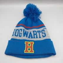 Harry Potter Youth Hogwarts Pom Poof University Beanie Hat Blue - $162.67 MXN