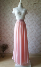 Blush Skirt and Top Set Elegant Plus Size Blush Wedding Bridesmaids Outfit NWT image 2