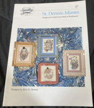 Vintage Something Special ST. DENNIS MIMES Cross-Stitch Pattern Leaflet ... - $5.10