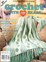 Crochet With Heart Vol 12  #15 June 2000 Leisure Arts / Red Heart 27 Pro... - £5.15 GBP