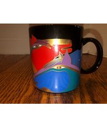 Vintage Laurel Burch PERSIAN HORSES Mug-14 Ounce-Japan - $14.97 CAD