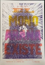 Art Poster, unique finding, street art, one of a kind lithography, local artist! - £20.89 GBP
