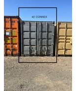 Used 40 ft Cargo Container Double Doors 40&#39; x 8&#39; x 8&#39; 6&quot; (Pictures of ac... - $1,900.00