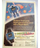 1985 Color Ad Bonkers Fruit Candy Robot-Watch Bonkers! - £7.91 GBP