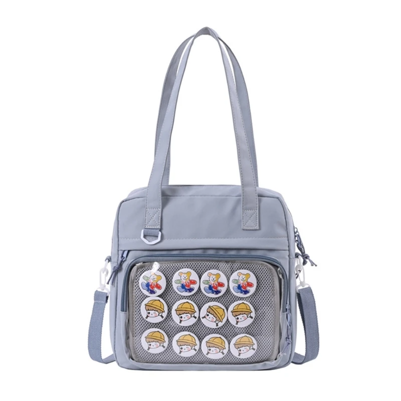 Bag outdoor girls jk bag clear pvc window crossbody bags fashion canvas ladies shoulder thumb200