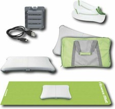 DreamGEAR 5-in-1 Fitness Bundle for Nintendo Wii Fit travel bag mat battery pack - £17.35 GBP