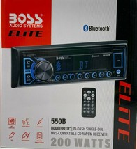BOSS Elite - 550B - In Dash Single Din, Bluetooth, CD / MP3 / USB AM/FM Receiver - £79.71 GBP