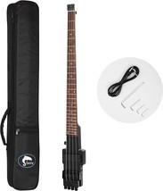 Batking Travel Electric Bass Headless 4 Strings Bass With Gigbag - £267.77 GBP