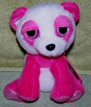 Russ Li&#39;L Peepers ORCHID the Pink &amp; White Panda 6&quot; Plush NWT - $4.83