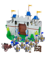 Medieval Kingdom Blue Lion Knights&#39; Castle with Minifigures Sets A - $45.68