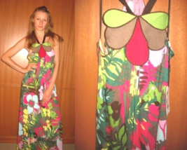 $895! Nwt Missoni Hawaiian Lotus Applique Maxi Dress It 42 / Us 6 - £240.54 GBP