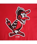 T Shirt MLB Baltimore Orioles Baseball Oriole Bird Mascot Adult Size XL - £12.06 GBP