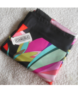 Vintage Carlisle 100% Silk Scarf-KOMEN-hand rolled edges-Square- 34&quot; x 3... - $103.01 CAD