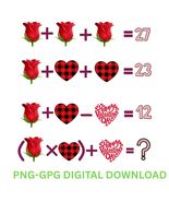 Valentine's Day Png for Math Teachers Math Class Love Tee Gift Classroom Events - $5.95