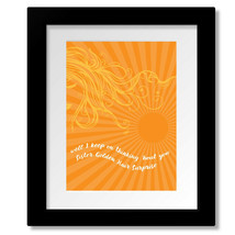 Sister Golden Hair by America - Song Lyric Rock Music Art Print Canvas o... - $361.71 MXN+