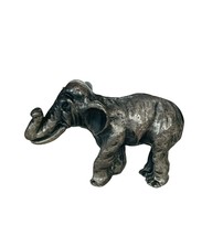 Pewter Figurine Noah&#39;s Ark miniature vtg metal Bible animals Genesis Ele... - £13.37 GBP
