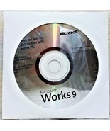 MICROSOFT WORKS 9 DELL BRAND OEM INSTALLATION CD-Sealed! With Product Key! - £39.33 GBP