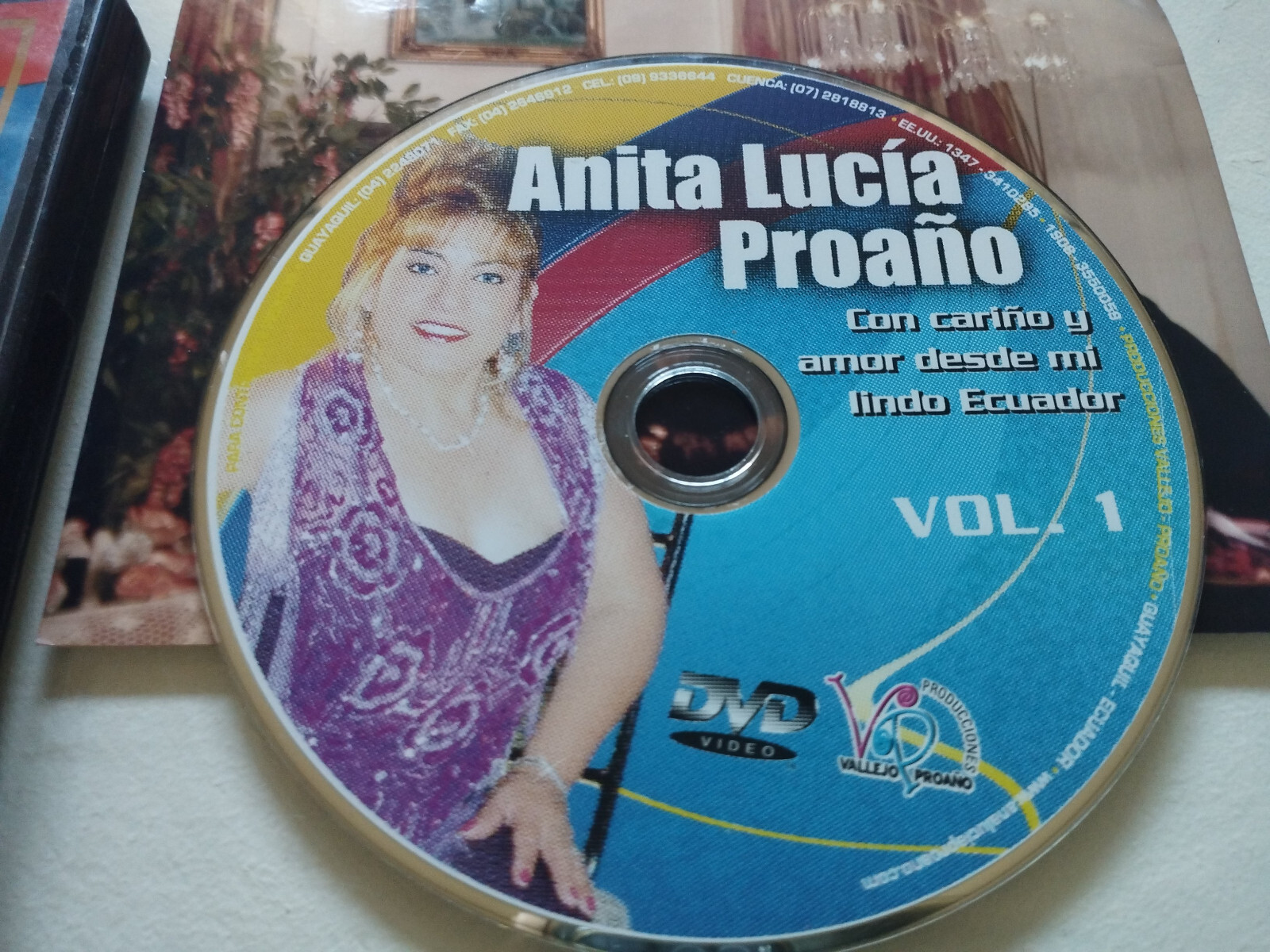 Anita Lucia Proaño Con Affetto Da Ecuador - DVD + Foto Dedicata Spagnolo Reg 1 Item image 2