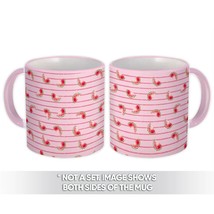 Stripes Watermelon : Gift Mug Baby Shower Sweet Sixteen Pattern Fruits Party Dec - £12.78 GBP