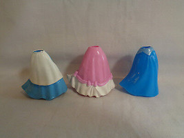Disney Mattel Polly Pocket Princess 1 Pink Skirt &amp; 2 Blue for 3 1/2&quot; Dolls - £0.91 GBP