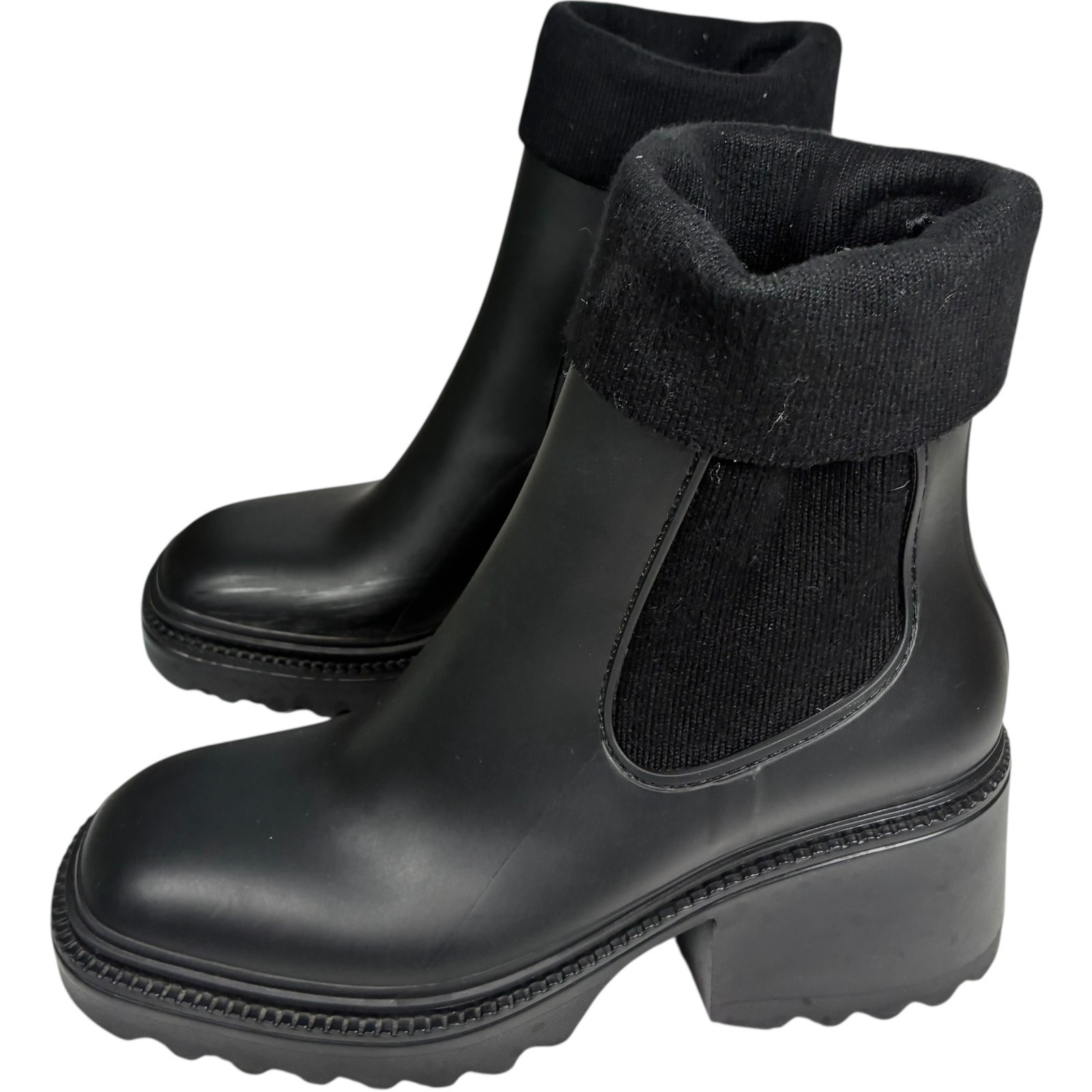 Circus by Sam Edelman Kala womens black square toe heeled chelsea boots size 9M Item image 5