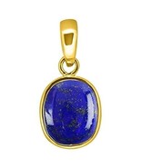 GEMS 14.00 Ratti / 13.00 Carat Lapis Lazuli Gold Plated Pendant/Locket C... - $471.25 MXN