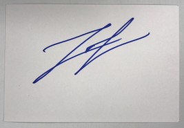 Zac Efron Signed Autographed 4x6 Index Card - COA - £15.97 GBP