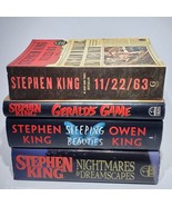 Lot of 4 Stephen King Books Nightscapes Sleeping Beauties HC 11/22/63 TP... - £60.49 GBP