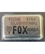 FOX F1100E-50.0000 TTL CLOCK OSCILLATOR 50MHz 5V FULL SIZE 100PPM 0/+70 - $9.89